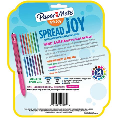 InkJoy Gel Pens .7mm 12/Pkg-Assorted | Walmart Canada