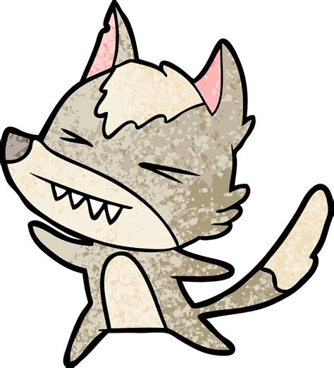 angry wolf cartoon 12239879 Vector Art at Vecteezy