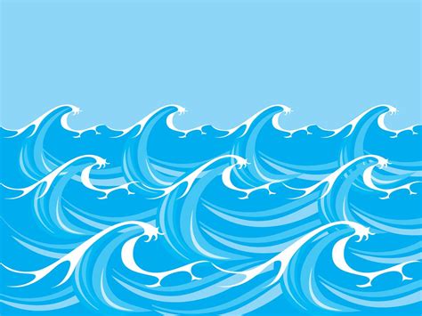 Ocean/ Sea Waves Vector 226345 Vector Art at Vecteezy