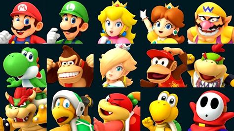 Super Mario Characters With Names