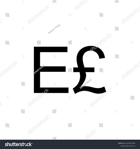 Egypt Currency Icon Symbol Egyptian Pound Stock Vector (Royalty Free ...