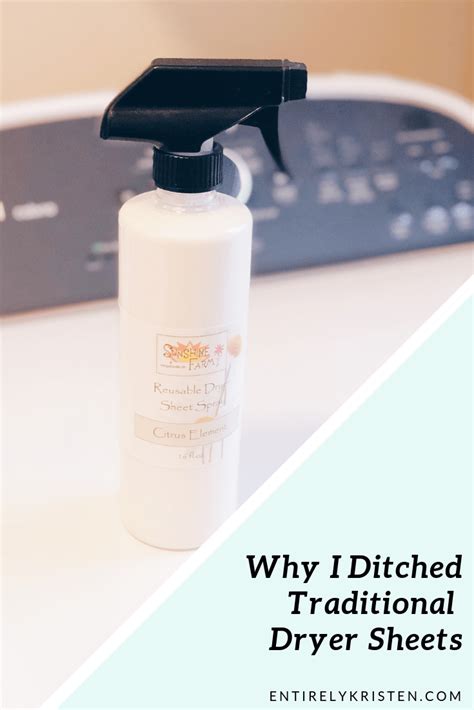 Why I Ditched the Traditional Dryer Sheet |Dryer Sheet Alternative - Entirely Kristen