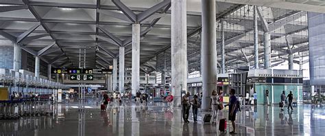 Malaga Airport Departures | Terminal 3 departures hall at Malaga airport