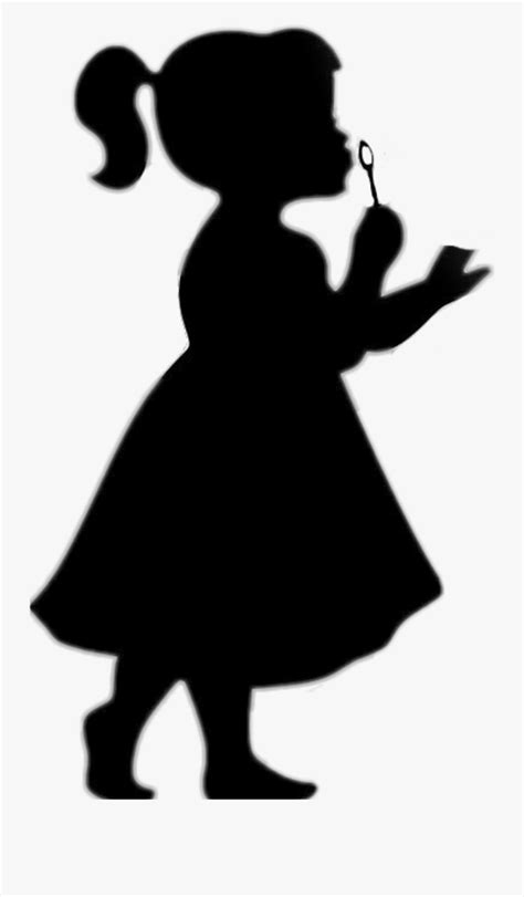 Little Girl Silhouette SVG