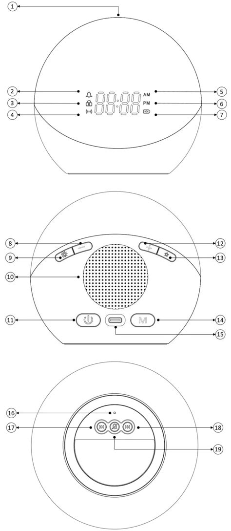 LITSPED YXA01 Wake Up Light Bluetooth Speaker User Manual