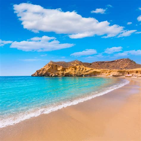 Cocedores Beach in Murcia Near Aguilas Spain Stock Image - Image of mediterranean, blue: 45213989