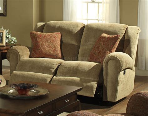 Havana Fabric Modern Grove Park Reclining Sofa & Loveseat Set