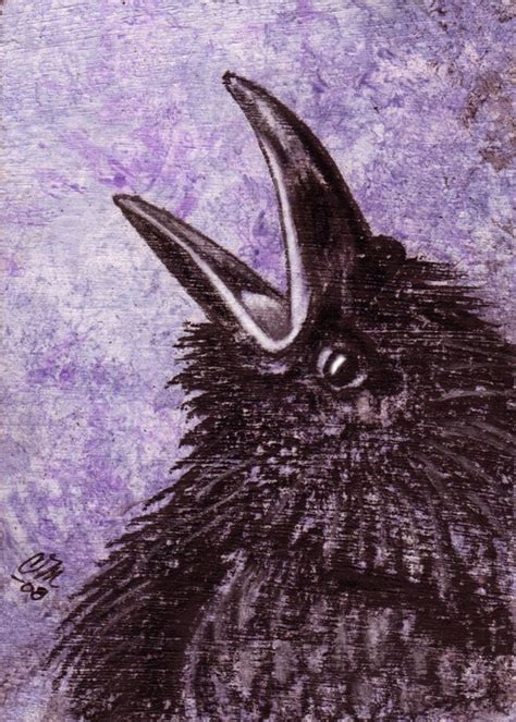 Raven Cawing ACEO PRINT