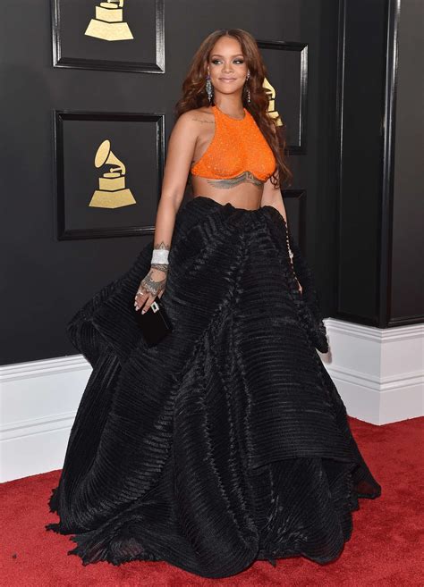 Rihanna: 59th GRAMMY Awards -02 | GotCeleb