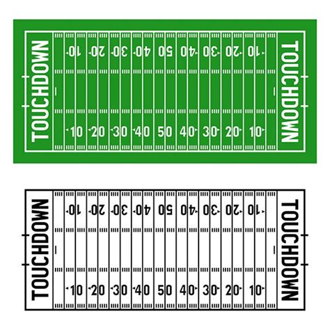 Football Field SVG PNG Files. American Football Svg. Football Yard ...