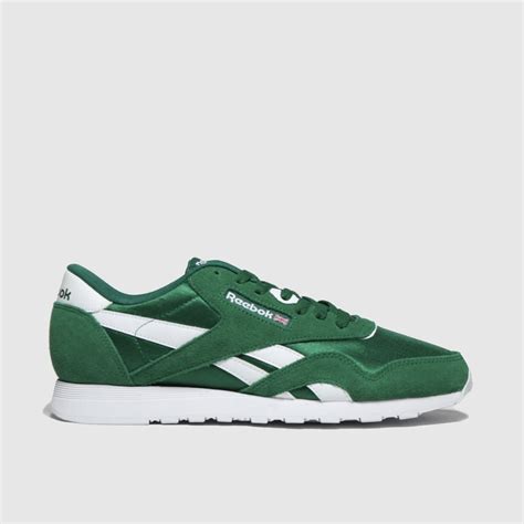 Reebok Green Classic Nylon Trainers - Trainerspotter