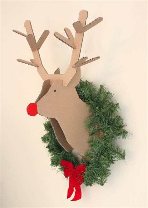 Cardboard DIY Christmas Decorations - interior decorating accessories