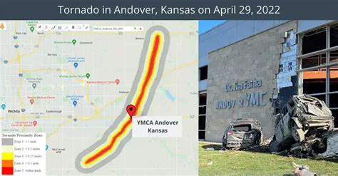 Tornado in Andover, Kansas Cause Severe Damage