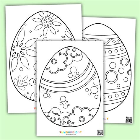 Free Printable Coloring Pages Easter Egg