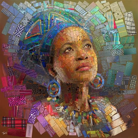 THE AFRICAN BRICKS "A Zulu girl" (Limited edition fine art prints) | tsevis