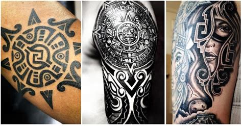 Aztec Tribal Patterns Tattoos