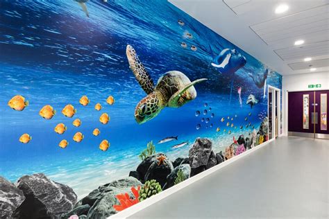 Plumcroft Primary Immersive Under The Sea Wall Art - Promote Your School