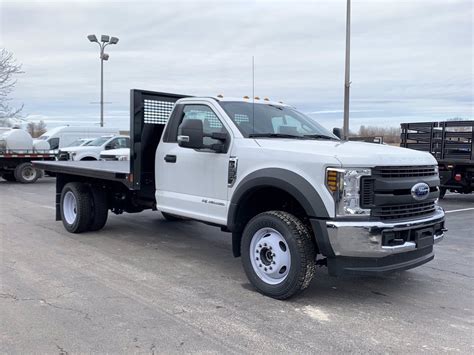 New 2019 Ford Super Duty F-550 DRW XL 4WD Flatbed Truck