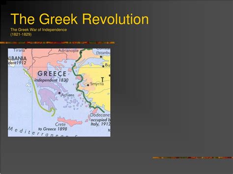 PPT - The Greek Revolution The Greek War of Independence (1821-1829 ...