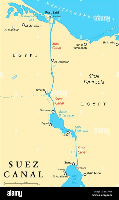 Map Of Suez Canal – Map Of The Usa With State Names