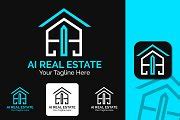 Letter A and I - AI Real Estate Logo | Illustrator Templates ~ Creative ...