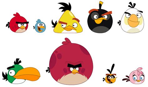 Angry Birds - Classic Birds by jared33 on DeviantArt