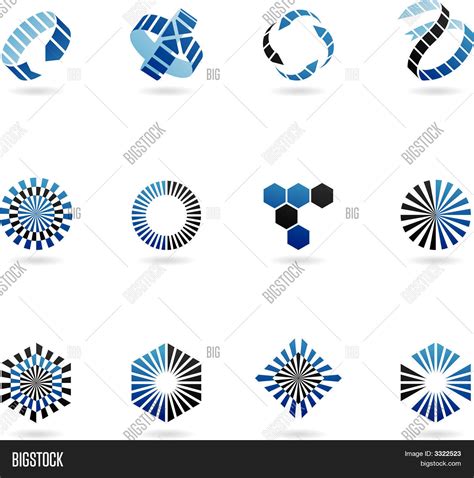 Blue Arrow Icons Vector & Photo (Free Trial) | Bigstock