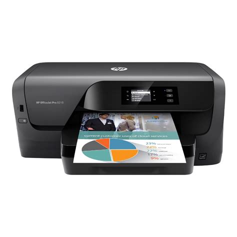 HP Officejet Pro 8210 - printer - color - ink-jet - HP Instant Ink eligible (English, French ...