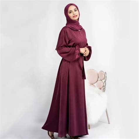 Loriya 2023 Islamic Clothing New Ladies Abaya Designs Turkey Muslim Closed Satin Abaya Modest ...