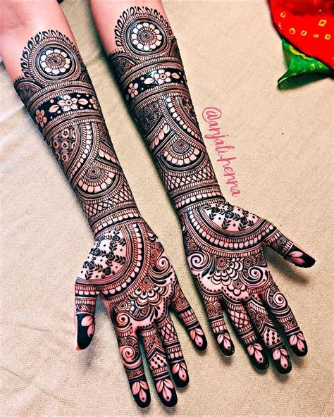 65 Bridal Mehndi Designs For Full Hands – Body Art Guru