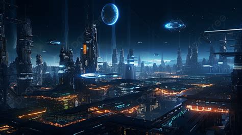 Future Science Fiction City Background, Future, Science Fiction World, City Background Image And ...