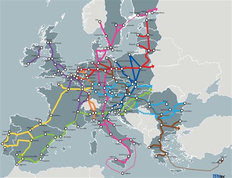 Download Europe Train Map Free Vector - Www