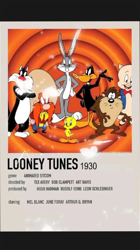 Looney Tunes | Minimalist film posterleri, Animasyon filmleri, Minimalist poster