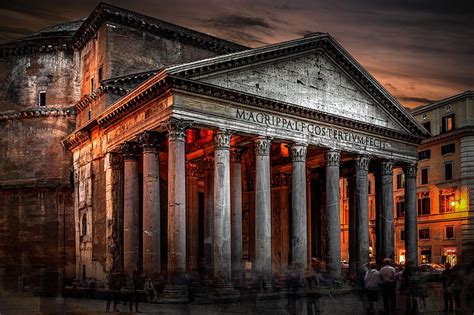 HD wallpaper: Man Made, Pantheon, Italy, Monument, Rome, Time-Lapse | Wallpaper Flare