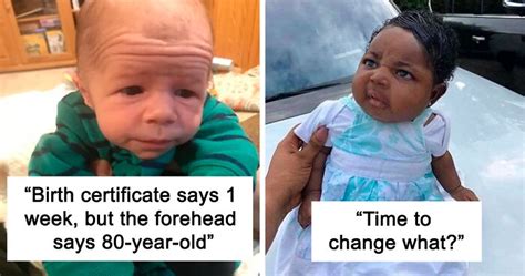 50 Times People Were Expecting Cute Babies But Ended Up Having Old People Instead | Bored Panda