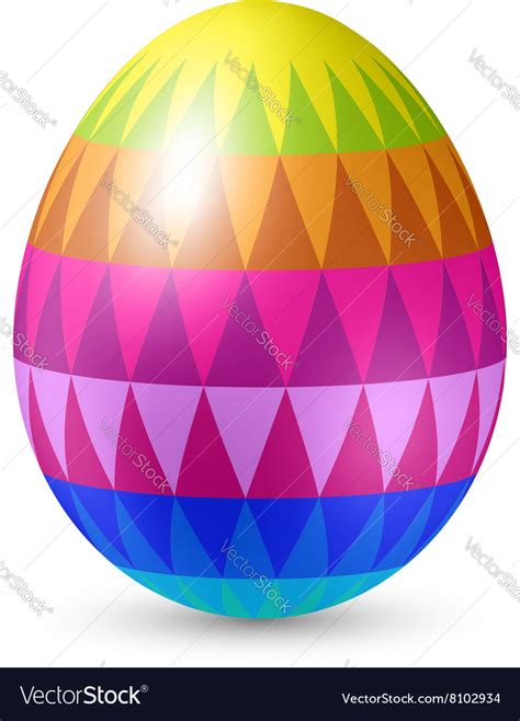 Easter egg Royalty Free Vector Image - VectorStock