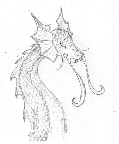 Water Dragon Drawing at GetDrawings | Free download