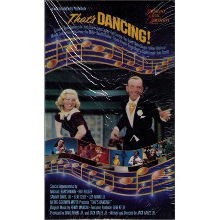 That's Dancing MGM Great Musicals Vintage Clamshell VHS Tape - Walmart.com