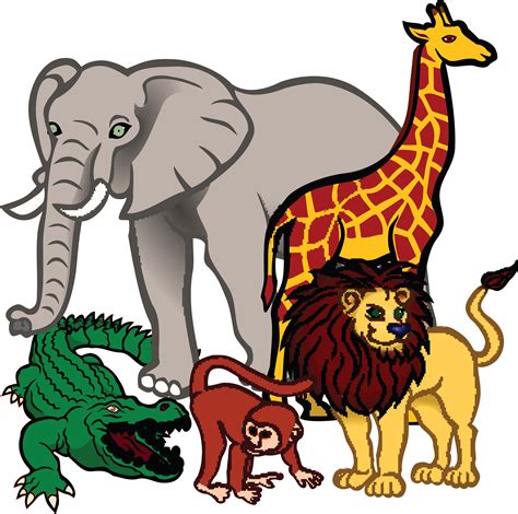 Wild Animals Clipart Free ~ Trending Wild Animals Clipart Image ...