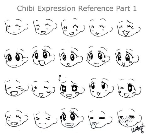 Manga Chibi Expression Happy faces :3 Enjoy! #Howtodraw | Chibi drawings, Chibi, Happy face drawing