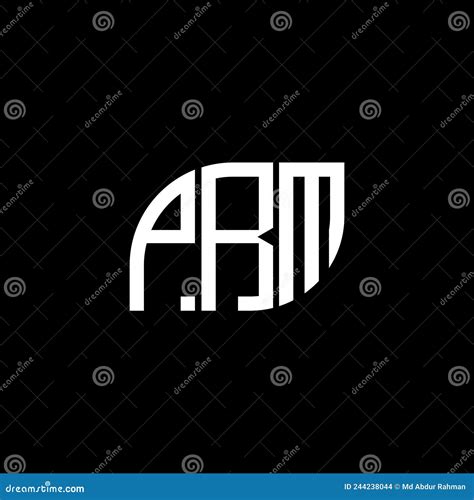 PRM Letter Logo Design on Black Background.PRM Creative Initials Letter Logo Concept Stock ...