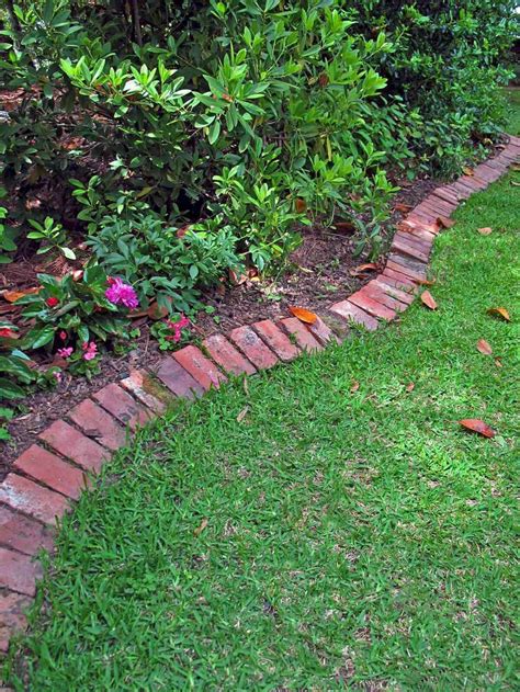 Garden Edging Ideas With Bricks - gardenbz