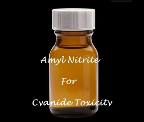 Amyl Nitrite for the treatment of cyanide toxicity | Healing Is Divine