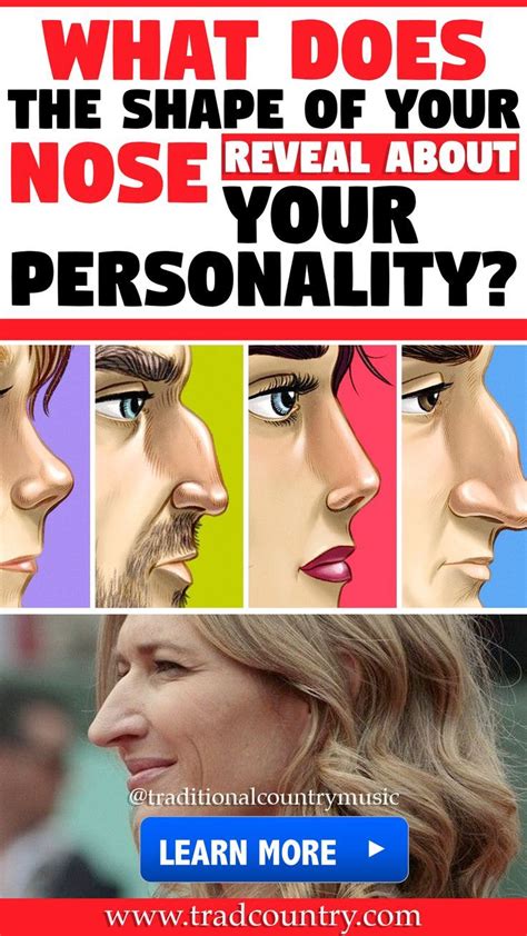 What does the shape of your nose reveal about your personality? | Nose ...