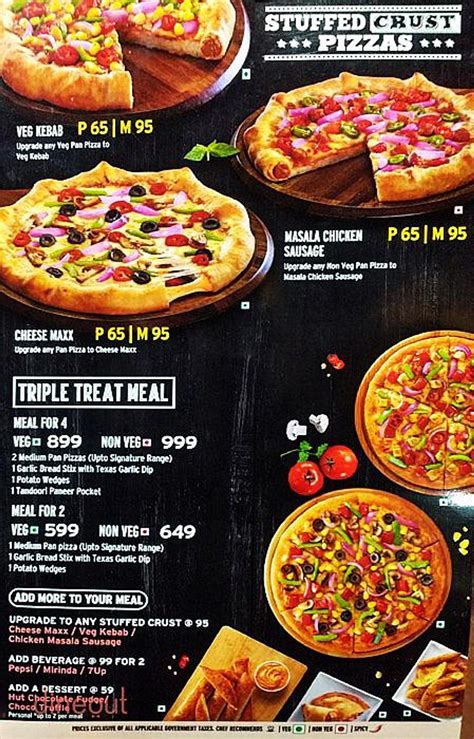 Us Pizza Menu Price : Prices For: Menu And Prices For Pizza Hut - Real ...