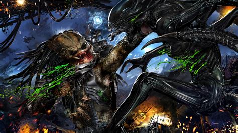 Epic Alien vs. Predator: HD Wallpaper Showdown by John Gallagher