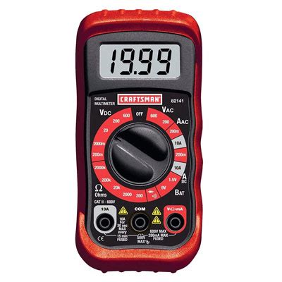 Craftsman Digital Multimeter 34-82141 Review - Tool Nerds