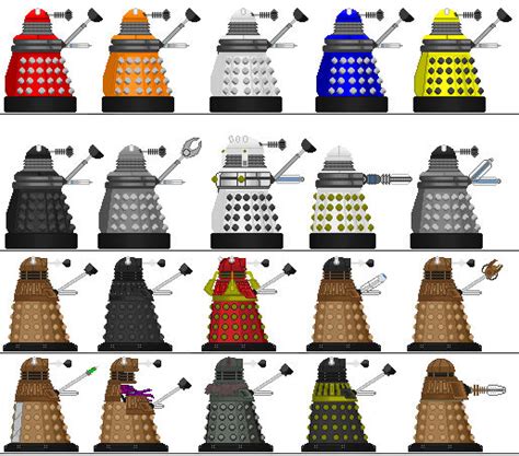 Daleks Sprites Final by shadowthewedgehog on DeviantArt