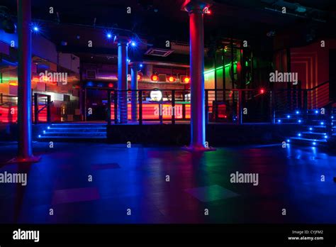 Night club dance floor, interior design Stock Photo, Royalty Free Image ...