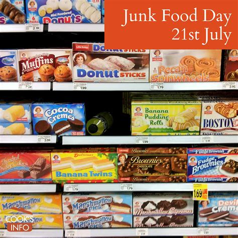 Junk Food Day - CooksInfo